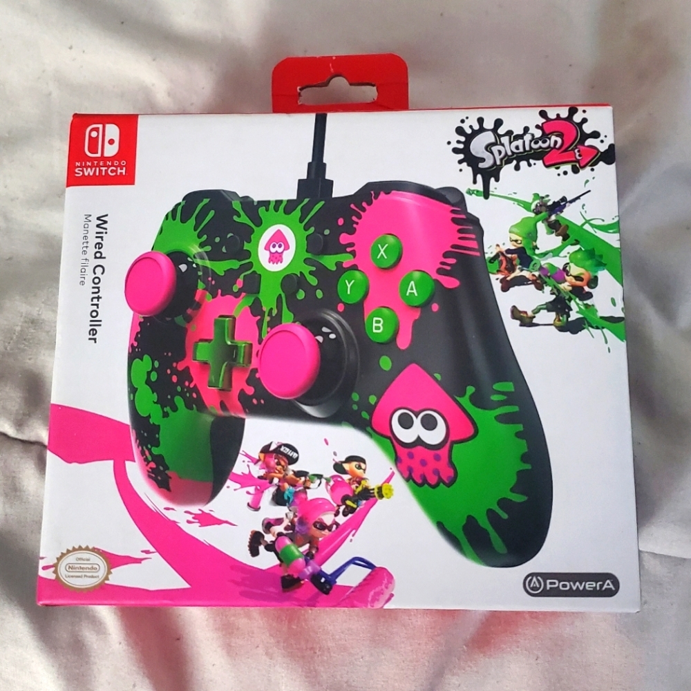 Splatoon 2 wired controller
